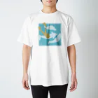 Blue Ocean Artのベルーガ スタンダードTシャツ