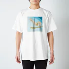 Blue Ocean Artのダックダイブ スタンダードTシャツ