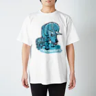 segasworksのTRICERATOPS（成体と幼体） スタンダードTシャツ