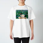 しうの僕クマくん。お花畑Ｖｅｒ． スタンダードTシャツ