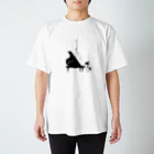 エダマメトイチのROBIN D piano Regular Fit T-Shirt