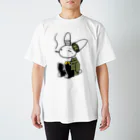 Rabit-shopの[Rabit]ビッグプリントT[男女兼用] Regular Fit T-Shirt