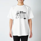 藤原秀郷と百目鬼グッズのRISE OF THE SAMURAI/英文入り Regular Fit T-Shirt