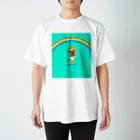 Swing Dropsのマイケル　with rainbow! スタンダードTシャツ