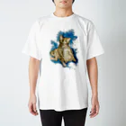 MARU-SHIP STUDIOのサビ猫〜「猫は猫」より〜 スタンダードTシャツ