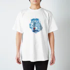 LUKE-OKAME-JPのドラゴン☆闘☆ブルー Regular Fit T-Shirt