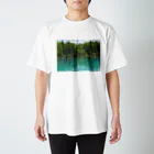 Scene_Sniperの青い池001 スタンダードTシャツ