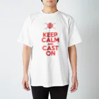 pirka0467のKEEP CALM AND CAST ON スタンダードTシャツ