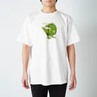 おやさい妖精さんの お店🌱のアスパラガラス Regular Fit T-Shirt