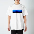 2nd Shunzo's boutique の背中合わせのブルー  Regular Fit T-Shirt