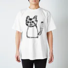 ⑧たけしの妻が描いた写実的な猫 スタンダードTシャツ