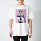 M-SUZURIのなかよしモルシュナ☆ピンク Regular Fit T-Shirt