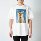 千葉太郎の三毛猫☆長老 スタンダードTシャツ