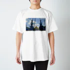 Scene_Sniperのブルーテンプル002 Regular Fit T-Shirt