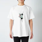 wasa_kichiのA級戦犯鏡月くんTシャツ スタンダードTシャツ
