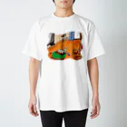 セカイワールドのあわてないあわてないひとやすみひとやすみ Regular Fit T-Shirt