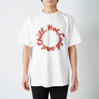God is in the Saunaのローテーション（赤） Regular Fit T-Shirt