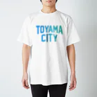 JIMOTO Wear Local Japanの 富山市 TOYAMA CITY Regular Fit T-Shirt