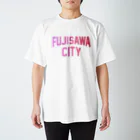 JIMOTOE Wear Local Japanの 藤沢市 FUJISAWA CITY Regular Fit T-Shirt