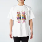 清水理英のふたごおしゃれねこ Regular Fit T-Shirt