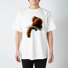 バクの森 〜マレーバクや動物イラストのグッズ 〜のAnimals シリーズ 〜レッサーパンダ〜 Regular Fit T-Shirt