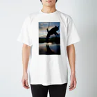 シッポ追いの猫写真店のJump! Regular Fit T-Shirt