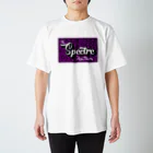 くまお画伯オンラインショップくまお堂の【白田亜利紗コラボ】Spectre Leopard Purple Regular Fit T-Shirt