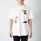 LittleLoroのFlying Pumpkin オカメインコのハロウィン 大きめワンポイント系 0461 スタンダードTシャツ