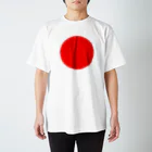 卯佐屋雄誠堂(オフィス222)の 日本代表シンボル「日の丸」 Regular Fit T-Shirt