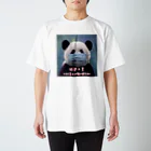 HKG パンダのマスク着用お願い致します Regular Fit T-Shirt