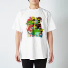 rakugakirinのきりん君とドット絵のTシャツ Regular Fit T-Shirt