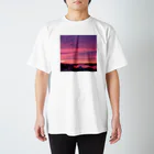 33-crateのSunsetピンク加太 スタンダードTシャツ