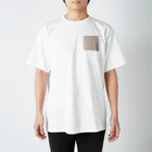 mamekoneedleworkの手縫い刺し子柄　ご長寿柄亀甲花刺し Regular Fit T-Shirt