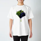 カワウソとフルーツの【forseasons】グレープ Regular Fit T-Shirt