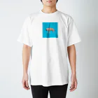 スラコラのシベリアンハスシー🐶🍣ブルー Regular Fit T-Shirt