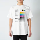 SUZURIのサンプルが手に入るお店のインクジェット印刷(白インクを使わない)によるサンプル Regular Fit T-Shirt