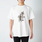 ねこかめのお店のネコチヤンとわんわんお(中身あり) Regular Fit T-Shirt