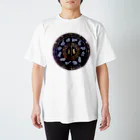 大賀一五の店の兎星座盤彩色 Regular Fit T-Shirt