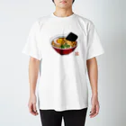 ぷにおもちSHOPのおしまいラーメン スタンダードTシャツ