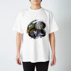 虚狐ふうがの「都会で」芥川龍之介 Regular Fit T-Shirt