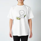 ハッピーメンヘラカンパニーのとかげと犬 Regular Fit T-Shirt