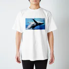 03damono🇯🇵のホエール スタンダードTシャツ