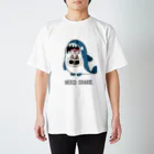 のべ子のネコシャーク（シャム猫） Regular Fit T-Shirt