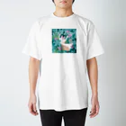 花と猫　オリジナルショップのhappy cat Regular Fit T-Shirt