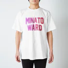 JIMOTO Wear Local Japanの港区 MINATO WARD スタンダードTシャツ