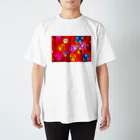 A'S WORLDの和柄FLOWER スタンダードTシャツ