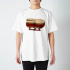 Sigachan-goのはこちゃんとお友達 うさ太鼓Tシャツ Regular Fit T-Shirt