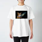 さばの宇宙猫 Regular Fit T-Shirt