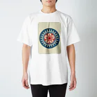 麻雀ロゴTシャツショップ 雀喰 -JUNK-の麻雀牌 1筒 イーピン ＜筒子>牌枠あり Regular Fit T-Shirt