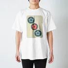 麻雀ロゴTシャツショップ 雀喰 -JUNK-の麻雀牌 3筒 サンピン ＜筒子> Regular Fit T-Shirt